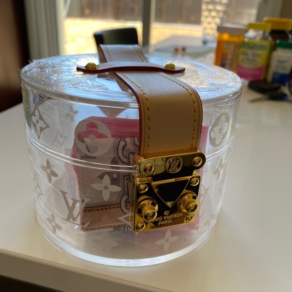 Tiny bitsy clear box clutch purse/hand bag - Picture 9 of 16